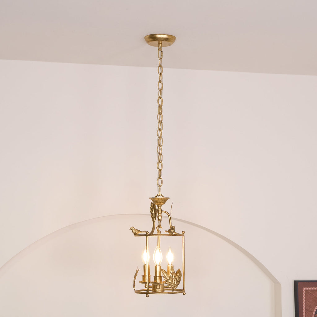 Silva Baroque Style Metal Lantern Pendant Light - image 7