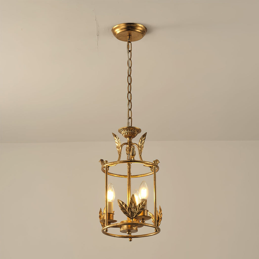 Silva Baroque Style Metal Lantern Pendant Light - image 3