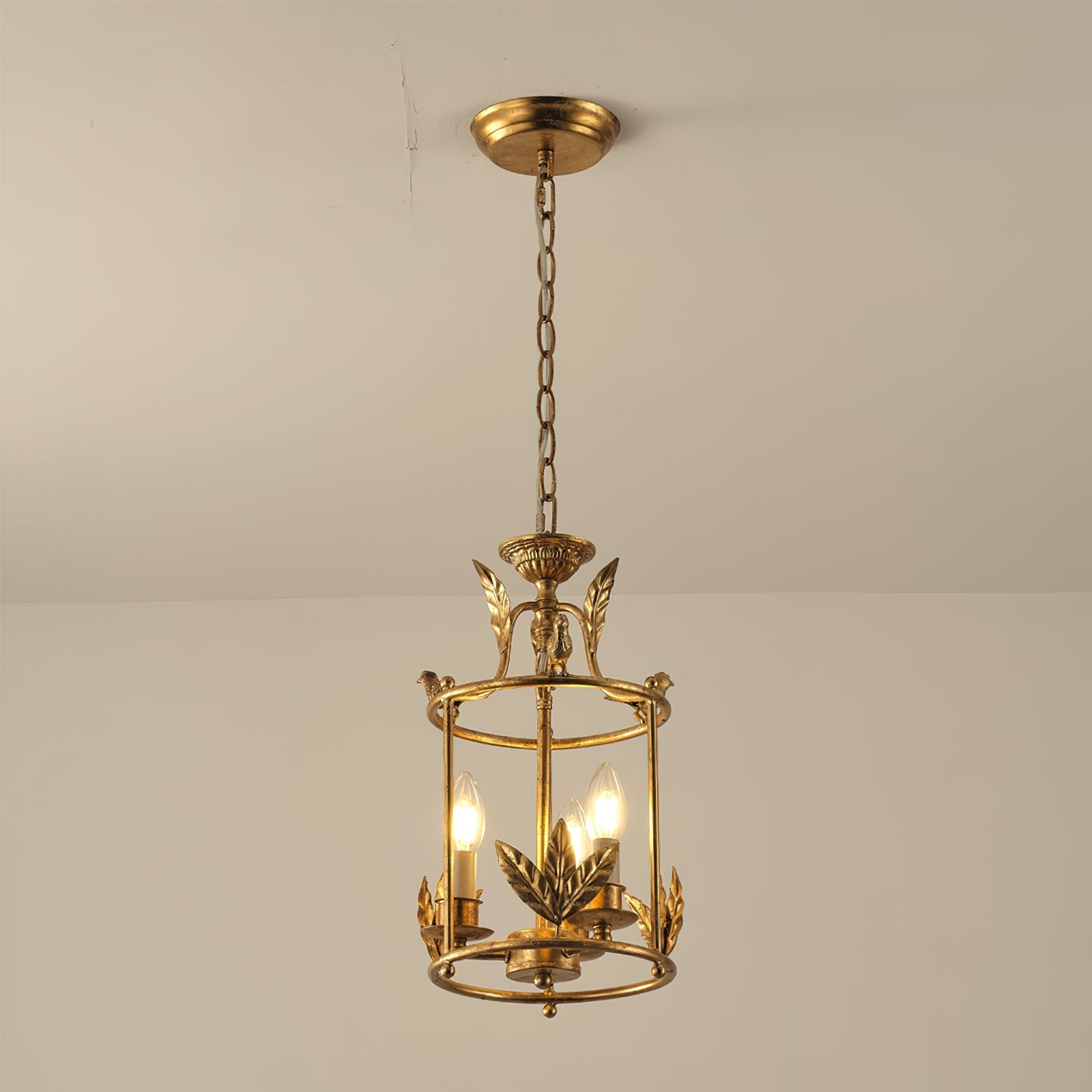 Silva Baroque Style Metal Lantern Pendant Light - image 3