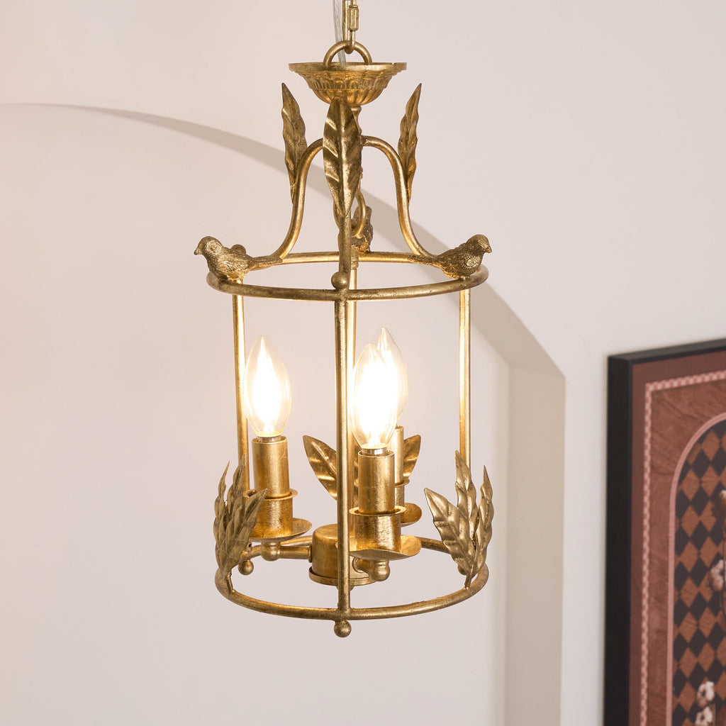 Silva Baroque Style Metal Lantern Pendant Light - image 11