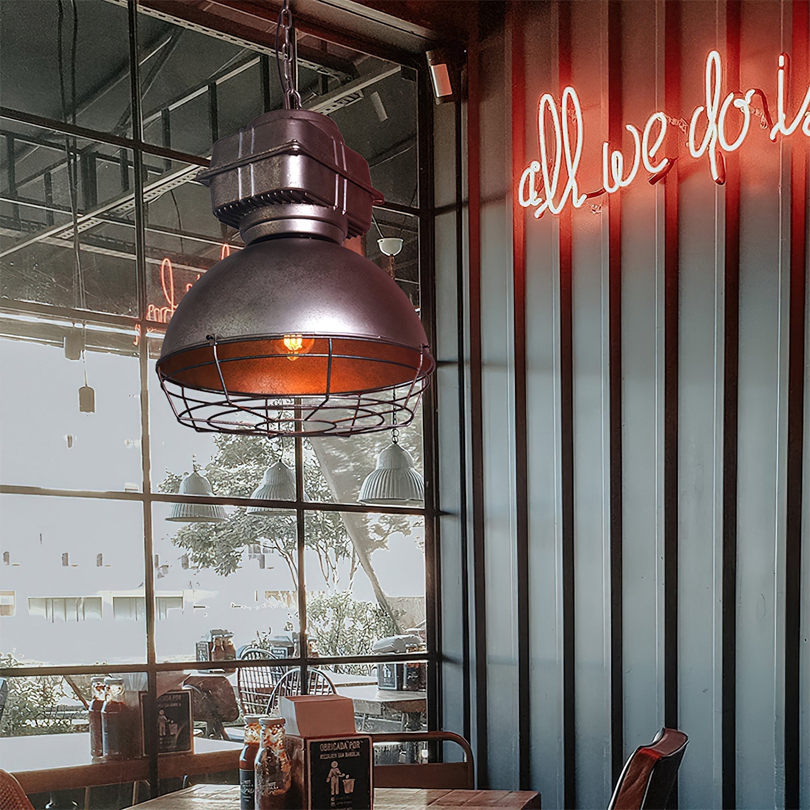 Astra Vintage Industrial Brilliant Pendant Light