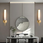 Kristy Art Deco  Alabaster  Wall Lamp