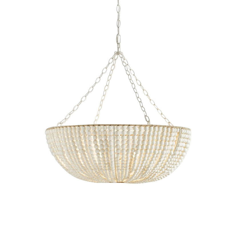 Colora Postmodern Luxury Beaded Wood Chandelier