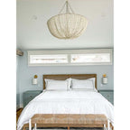 Colora Postmodern Luxury Beaded Wood Chandelier