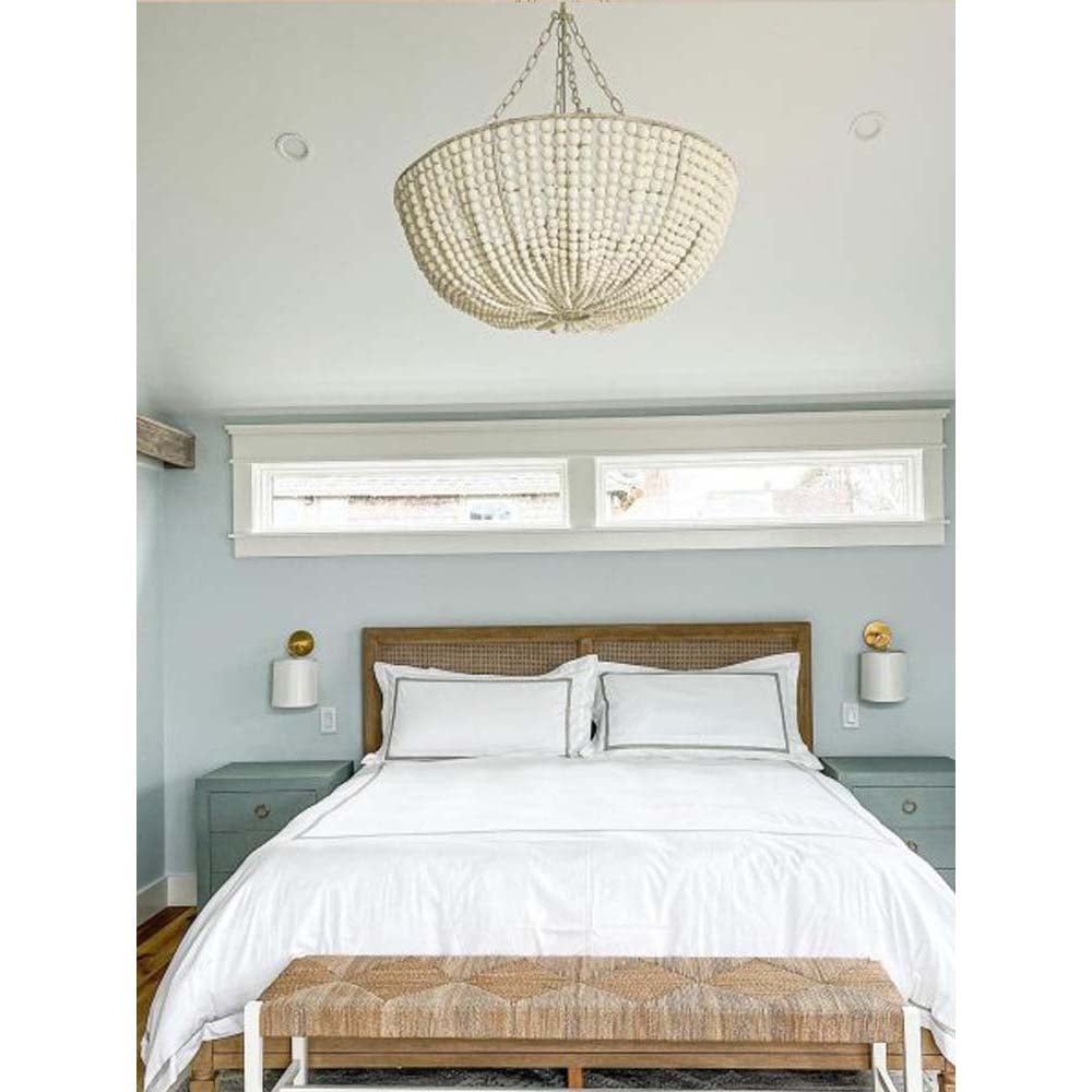 Colora Postmodern Luxury Beaded Wood Chandelier