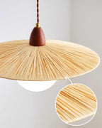 Briuna Pendant Lamp Raffia Organic Minimalist