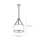 Helix Drum Individual Creativity Fabric Pendant Lamp