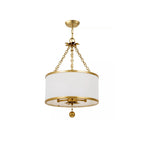Helix Drum Individual Creativity Fabric Pendant Lamp