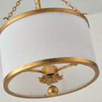 Helix Drum Individual Creativity Fabric Pendant Lamp