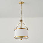 Helix Drum Individual Creativity Fabric Pendant Lamp