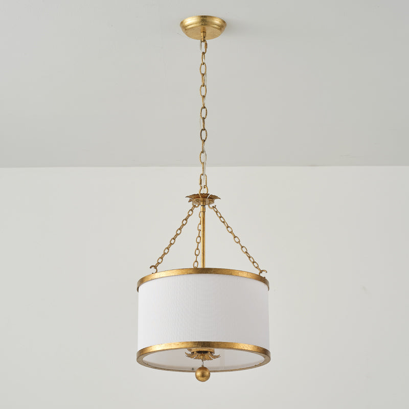 Helix Drum Individual Creativity Fabric Pendant Lamp