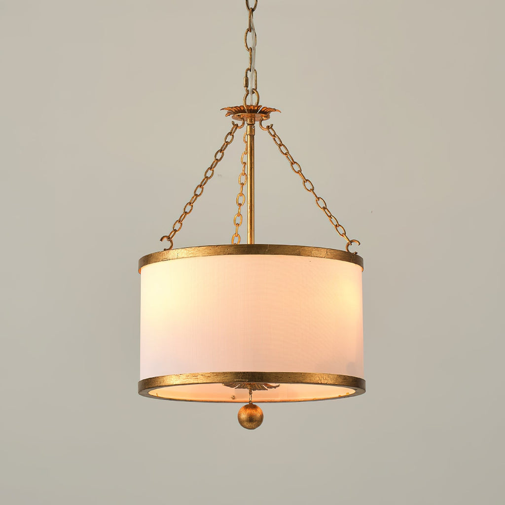 Helix Drum Individual Creativity Fabric Pendant Lamp
