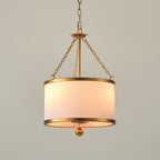 Helix Drum Individual Creativity Fabric Pendant Lamp