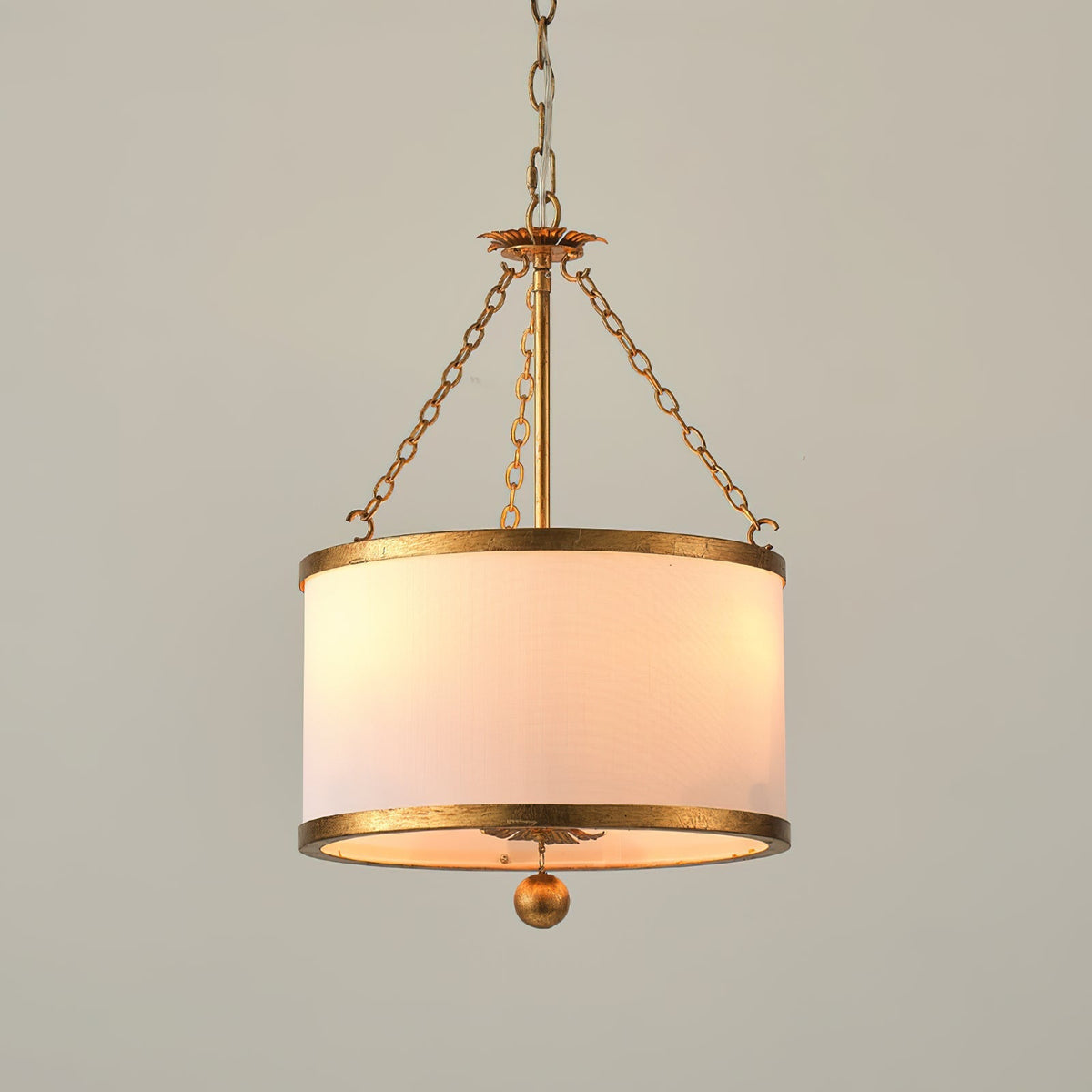 Helix Drum Individual Creativity Fabric Pendant Lamp