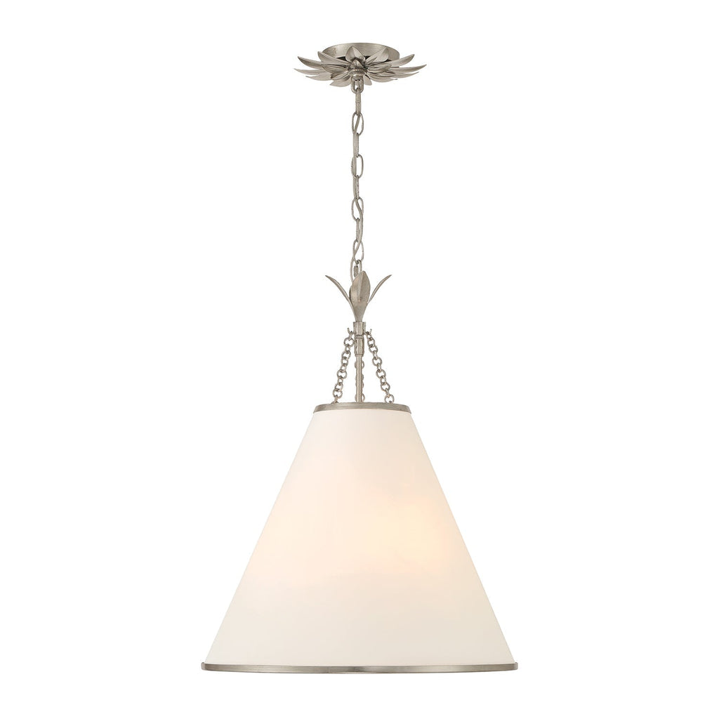 Aeon Modern Minimalist Brass Fabric Pendant Lamp