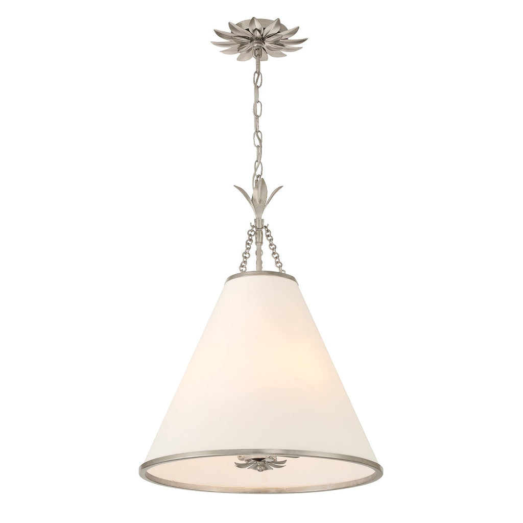 Aeon Modern Minimalist Brass Fabric Pendant Lamp