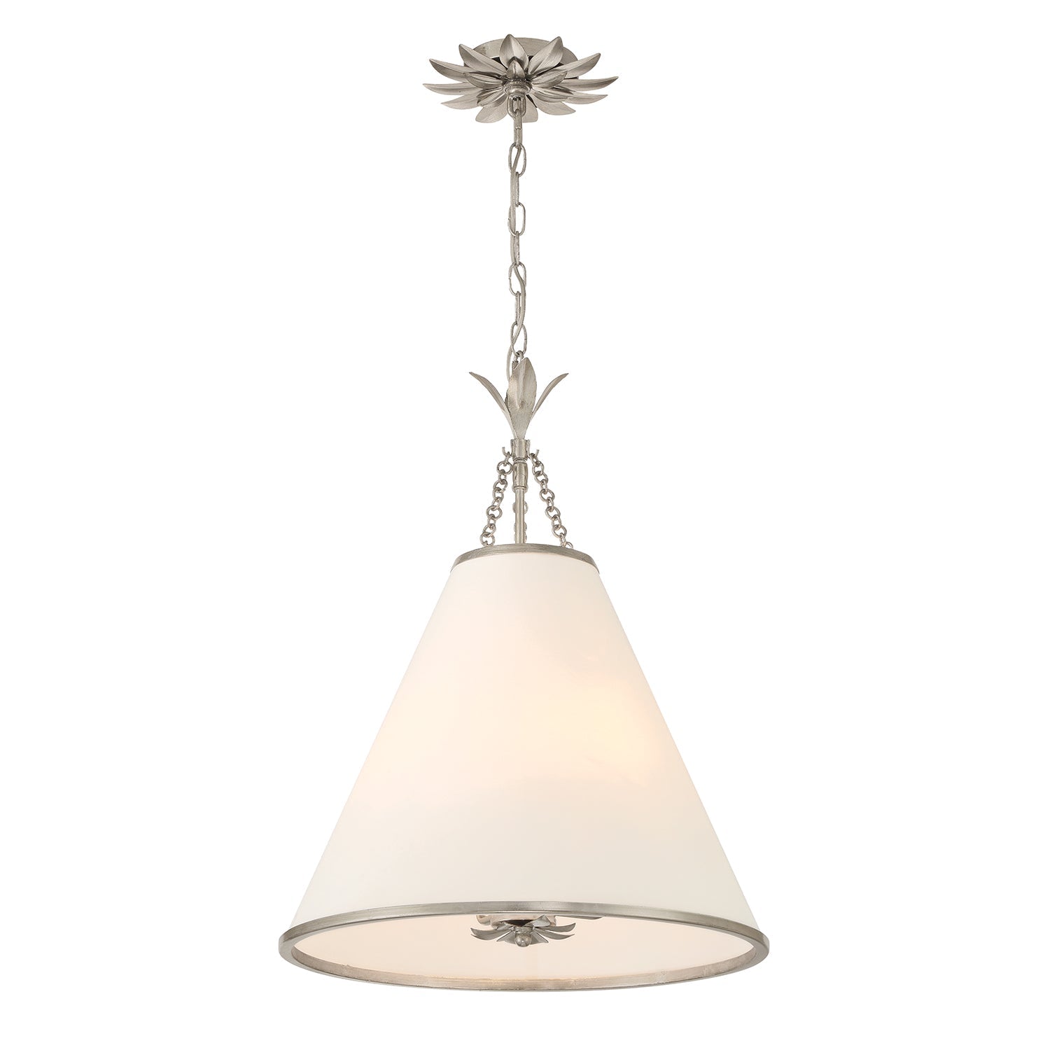 Aeon Modern Minimalist Brass Fabric Pendant Lamp