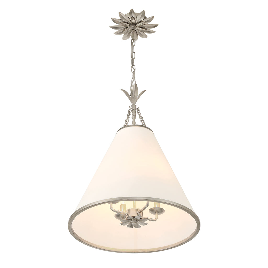 Aeon Modern Minimalist Brass Fabric Pendant Lamp