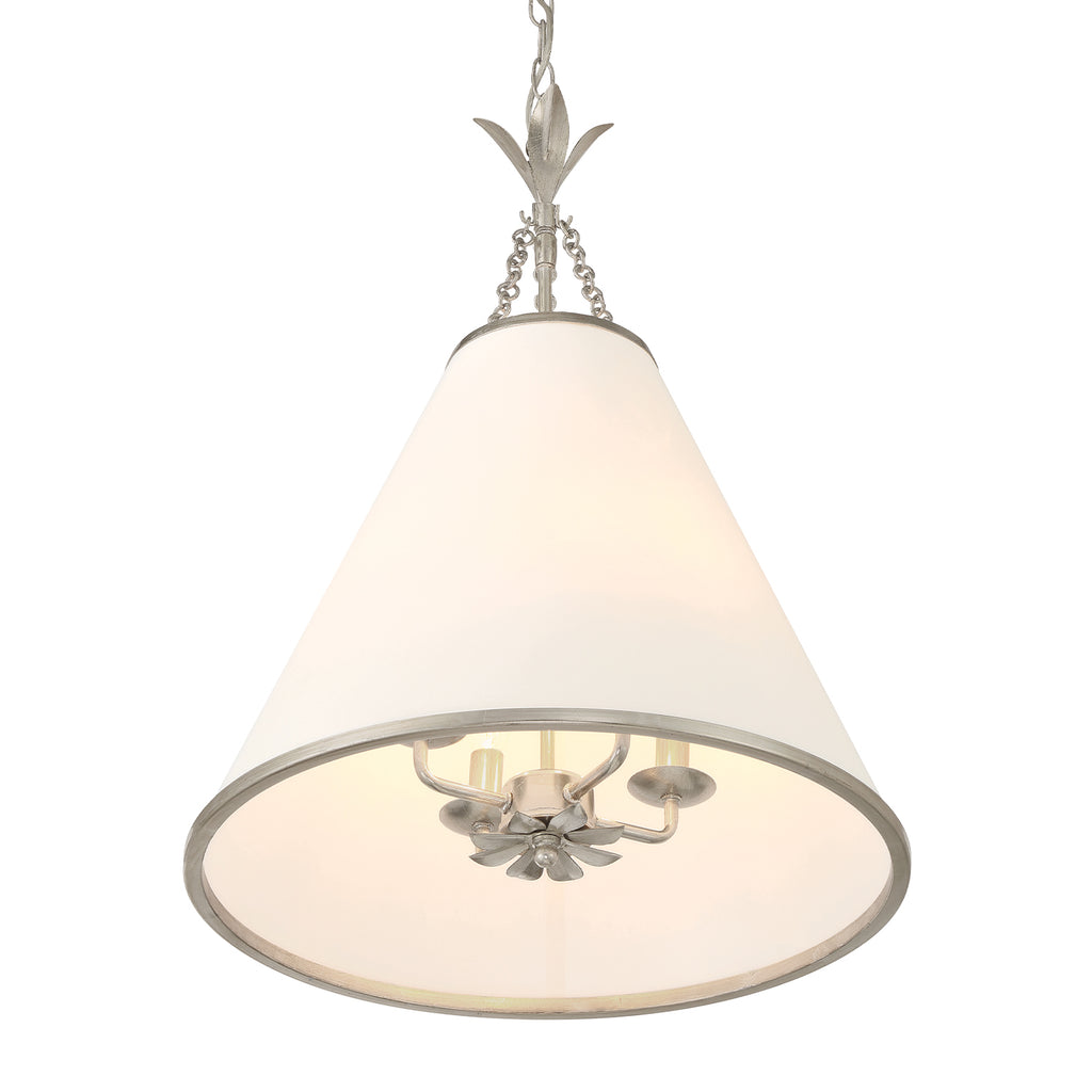 Aeon Modern Minimalist Brass Fabric Pendant Lamp