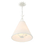 Aeon Modern Minimalist Brass Fabric Pendant Lamp