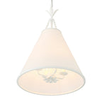 Aeon Modern Minimalist Brass Fabric Pendant Lamp