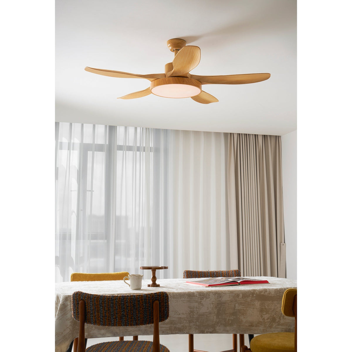 Fusion Premium Natural Acrylic Ceiling Fan Light