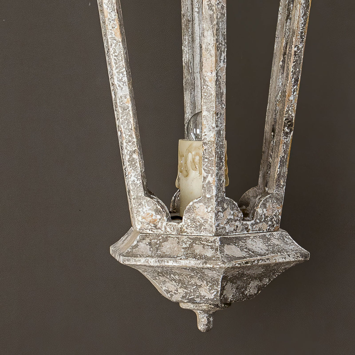 Seren Postmodern Luxury Elegance Wood Resin Lantern Pendant Lamp