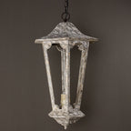 Seren Postmodern Luxury Elegance Wood Resin Lantern Pendant Lamp