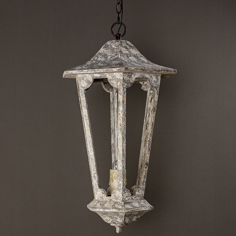 Seren Postmodern Luxury Elegance Wood Resin Lantern Pendant Lamp
