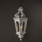 Seren Postmodern Luxury Elegance Wood Resin Lantern Pendant Lamp