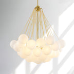 Lustra Chandelier Bubble Frosted Glass