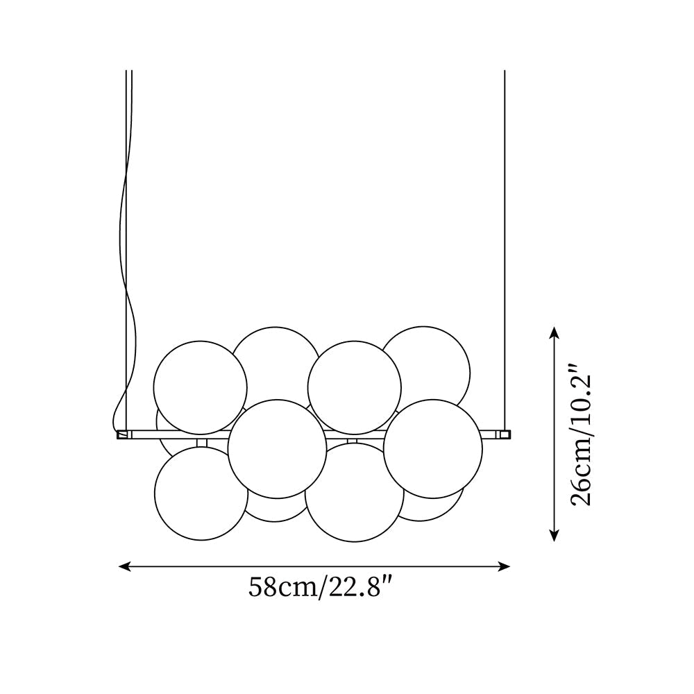 Floaton Bubbles Pendant Light