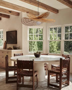 Bukolische Pendant Lamp Rattan Bloom
