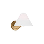 Aevum Modern Minimalist Brass Sconce Wall Lamp