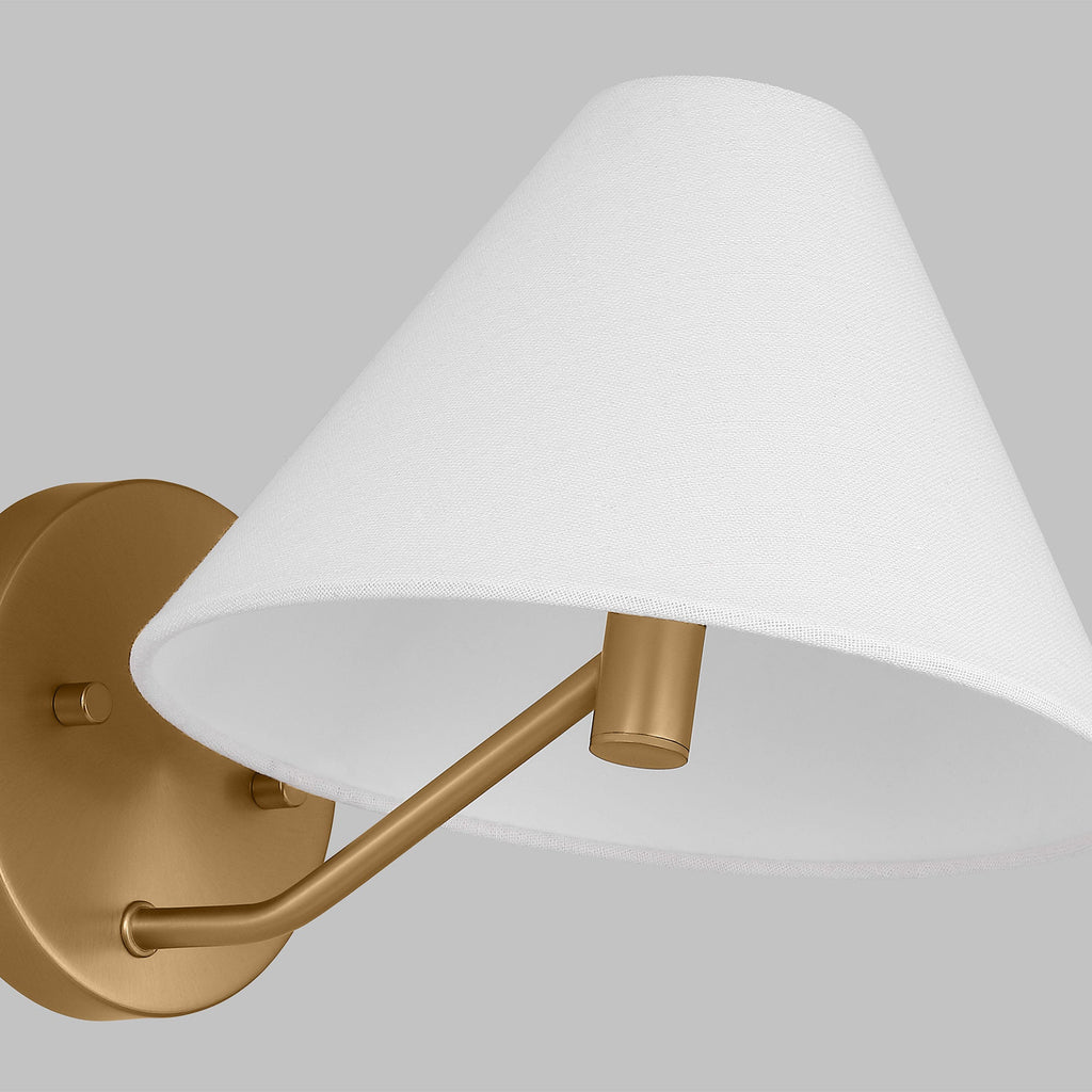 Aevum Modern Minimalist Brass Sconce Wall Lamp