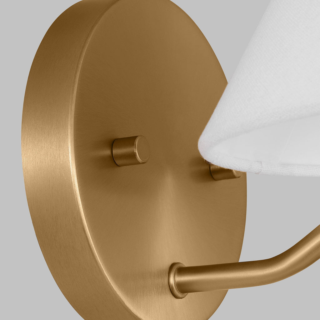 Aevum Modern Minimalist Brass Sconce Wall Lamp