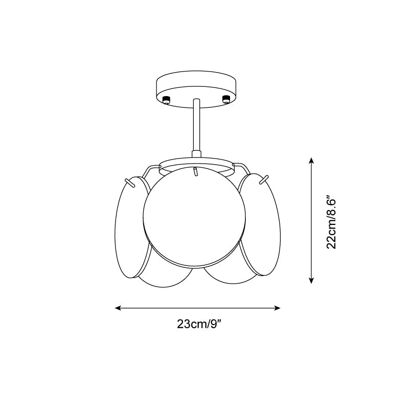 Feyon Glass Ceiling Lamp
