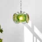 Caelina Pendant Lamp Swirling Glass Discs