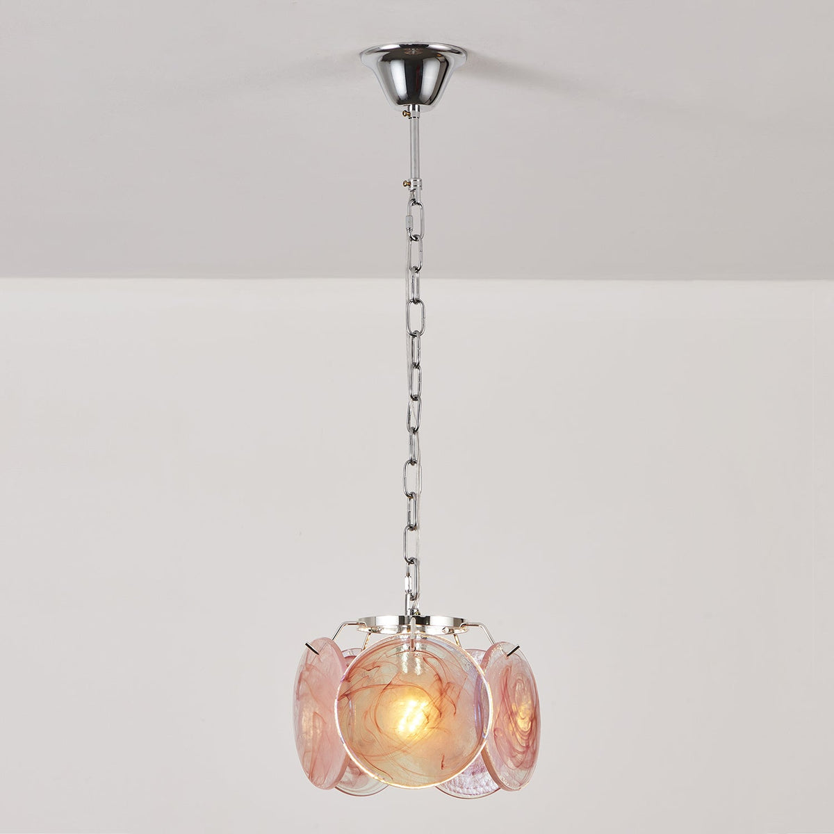 Caelina Pendant Lamp Swirling Glass Discs