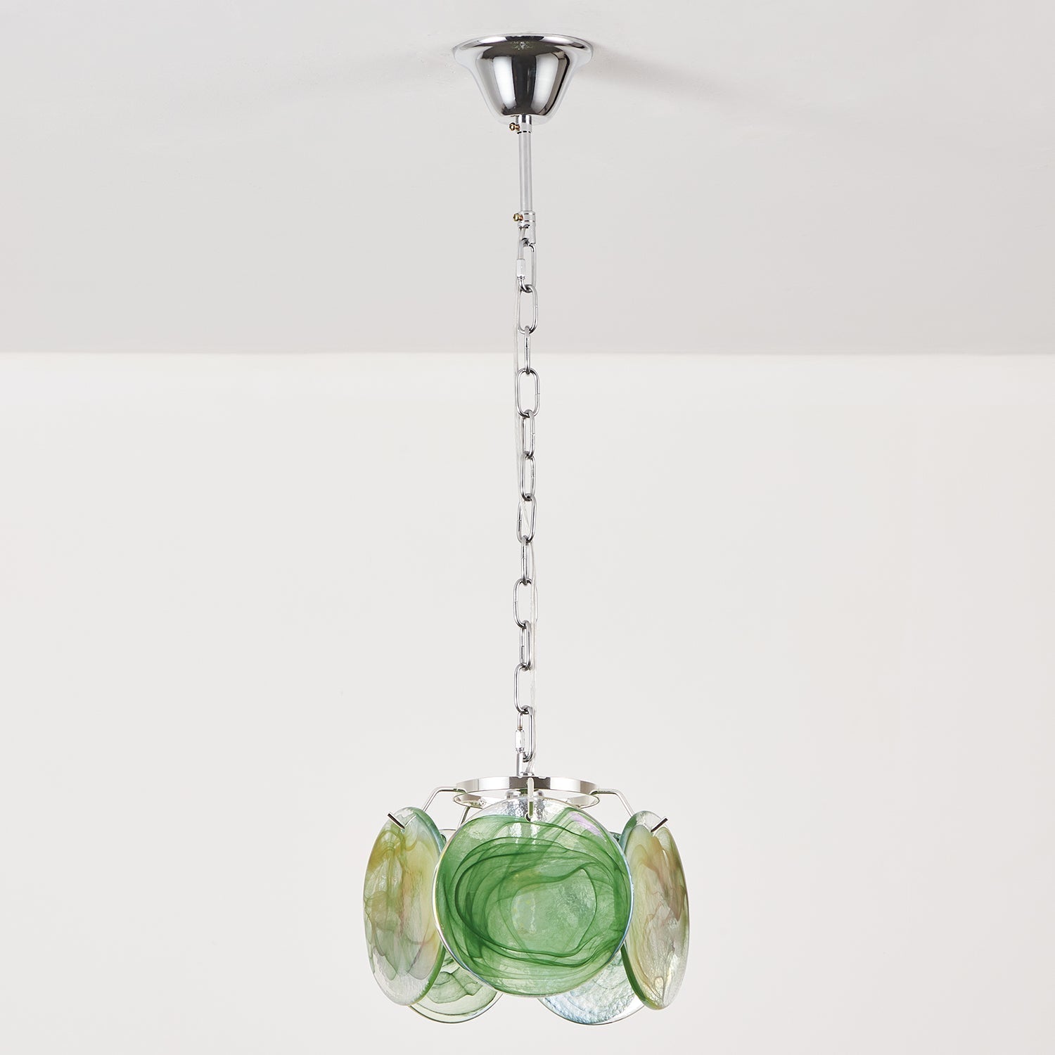Caelina Pendant Lamp Swirling Glass Discs