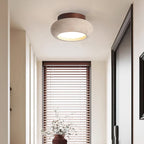 Ritta Mini Donut   Travertine Ceiling Light