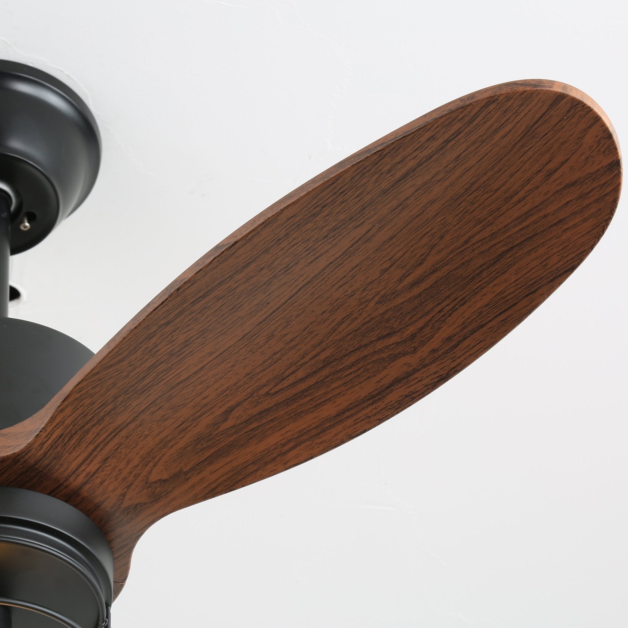 Ronan Industrial Wood Ceiling Fan Light