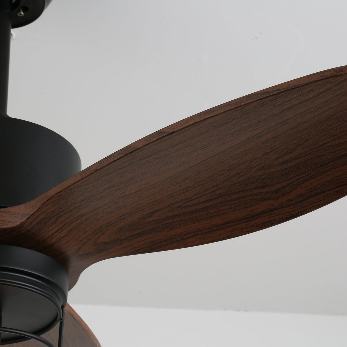 Ronan Industrial Wood Ceiling Fan Light