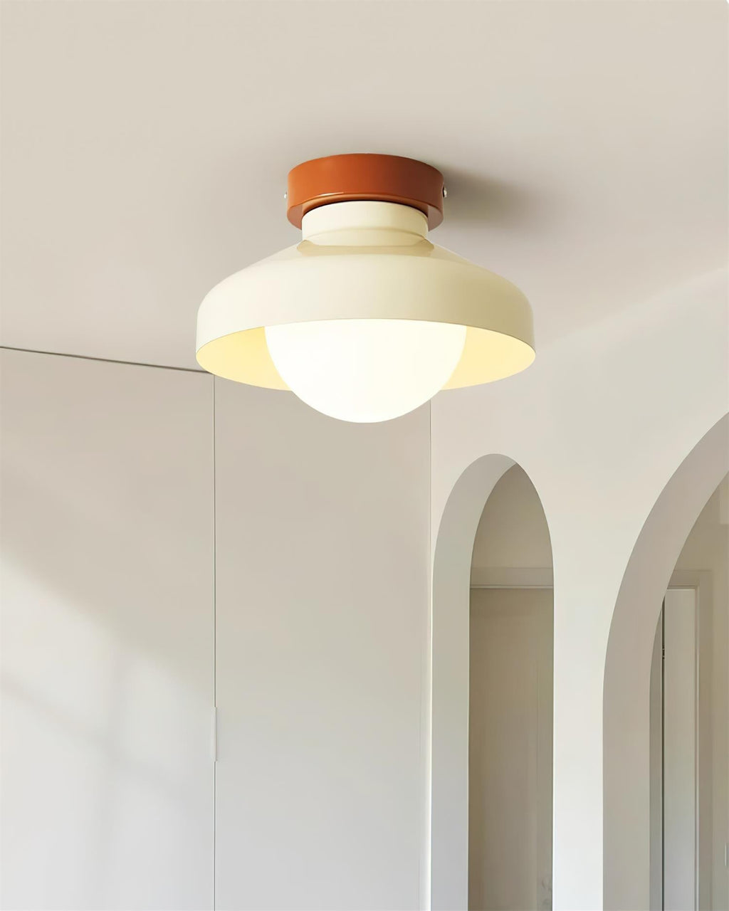 Solvane Blue Flush Mount Ceiling Light