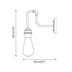 Calin Wall Light Industrial Rustic