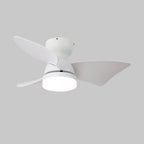 Mirella Silver Wood Ceiling Fan Light