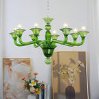 Aurora Chandelier Murano Glass Exotic