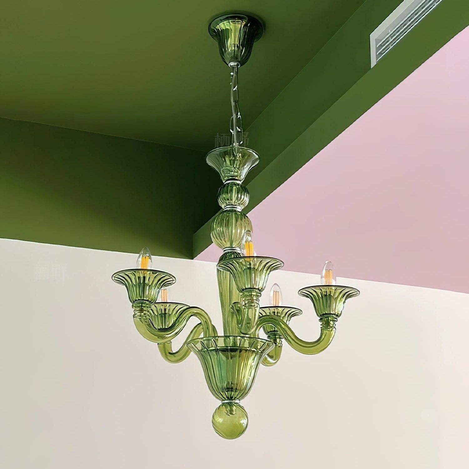 Aurora Chandelier Murano Glass Exotic