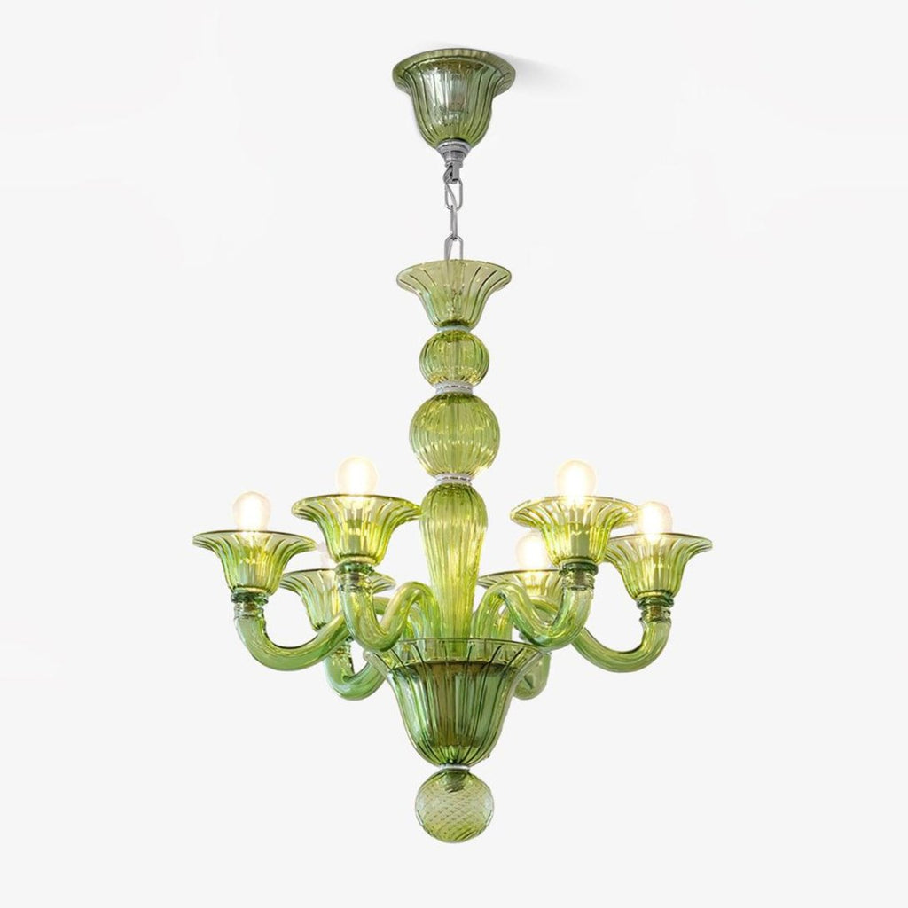 Aurora Chandelier Murano Glass Exotic