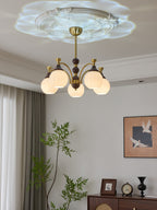 Illoros Traditional Elegance Wood Chandelier